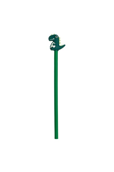 OEM Creion Verde cu Topper Dinozaur 20cm