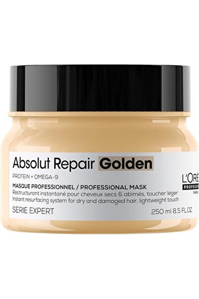 L'ORÉAL لوريال بروفيشنال، قناع الشعر أبسولوت ريبير، قناع للشعر الجاف والمجعد،...