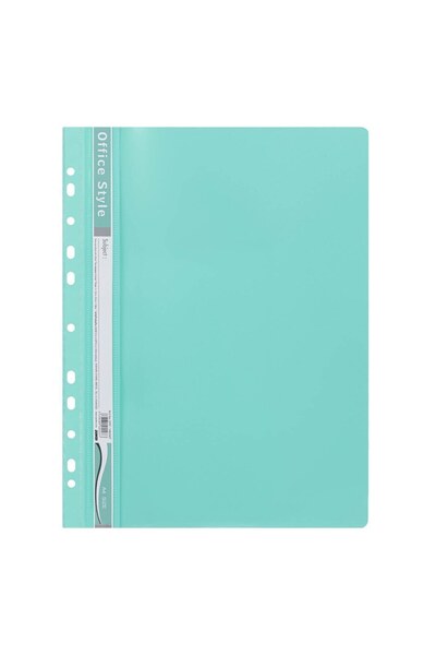 OEM Dosar Plastic Verde Menta A4 cu Sina pentru Biblioraft