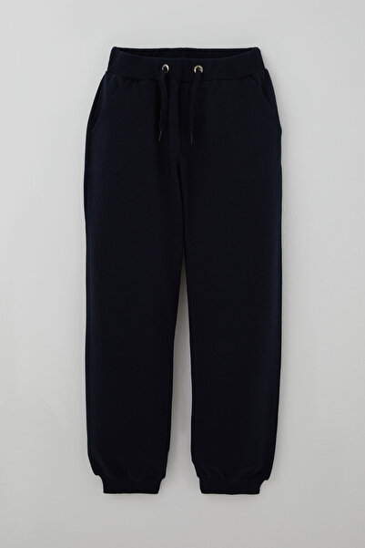 Breeze Boys' Sweatpants with Lacing Accessories and Pockets, Ages 7-11, Navy ...