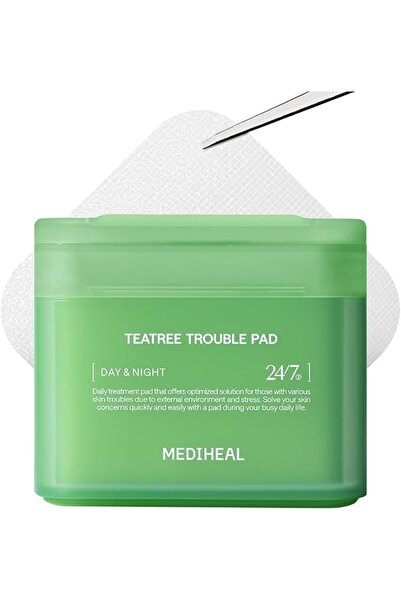 Mediheal Teatree Trouble Pad | Square Cotton Facial Toner Pads With Tea Tree ...