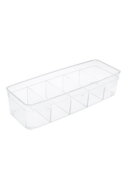 OEM Organizator din Plastic Transparent cu 5 Compartimente pentru Sertar 30x1...