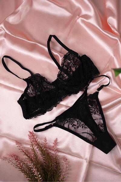 Lady's First Dantelli Bralet Sütyen Takımı