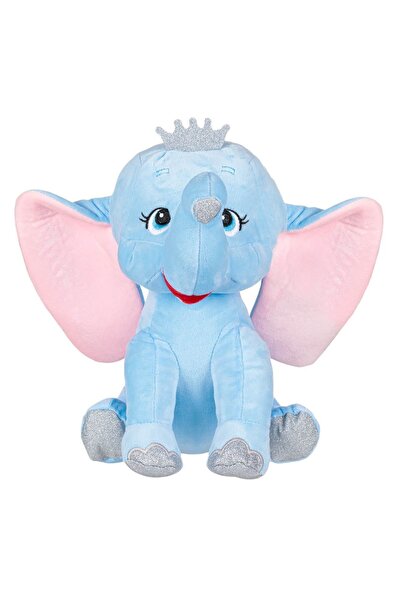 OEM Jucarie Plus Elefant Ciel Coronita Argintie Sclipici 32cm