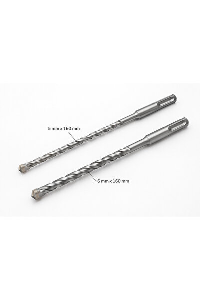 SDS Plus Beton Uç Seti 5x160 mm ve 6x160 mm 2’li