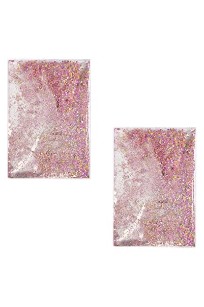 OEM Invelitori Caiet B5 Transtarente Roz Glitter - 2buc