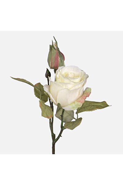 OEM Floare cu Tulpina Lunga Trandafir Crem 54cm