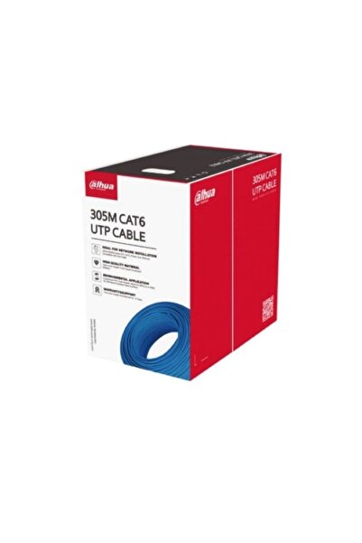 DAHUA DH-PFM923I-6UN-C UTP CAT6 LSZH Yanmaz 305 Metre %100 Bakır Mavi Kablo