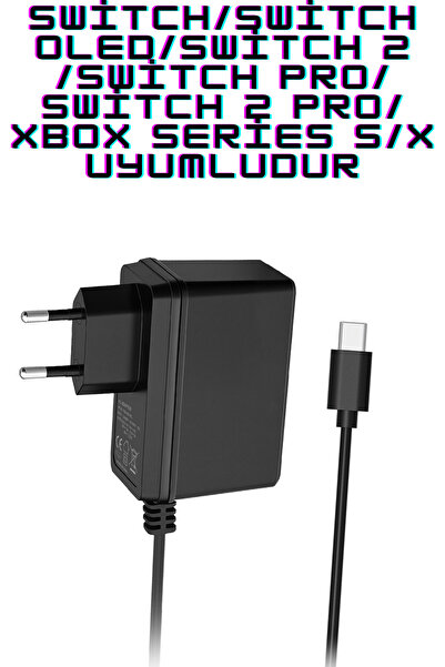 beboncool TNS-869 Switch/Switch OLED/Switch 2/Switch PRO Uyumlu Şarj Cihazı