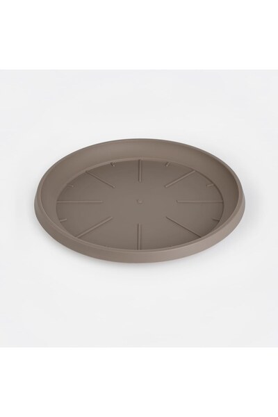 OEM Farfurie Ghiveci Flori din Plastic Mocca Ø23x2,5cm
