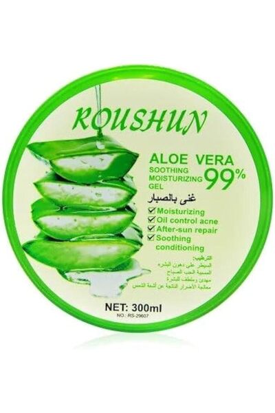 RousHun جل الصبار بنسبة 99% مرطب للوجه - 300 مل