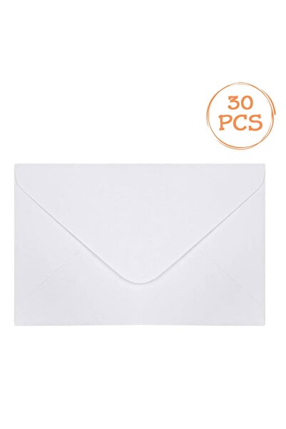 OEM Λευκοί Φάκελοι Αλληλογραφίας 14x8.9cm - 30 τεμάχια