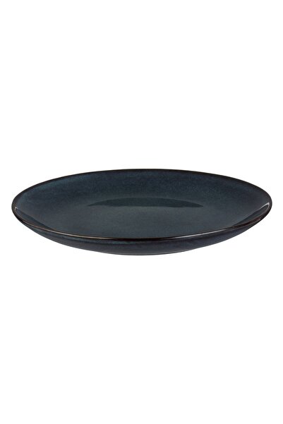 OEM Blue Black "Glaze" Ceramic Fruit Plate Ø26.5cm