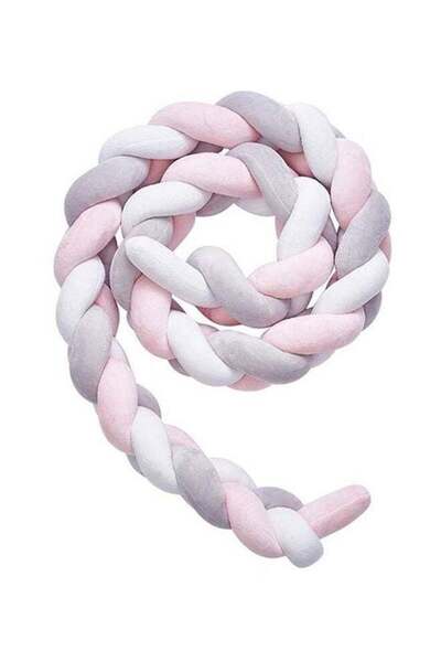 Generic Braided Crib Bumper Knot For Corner Safety