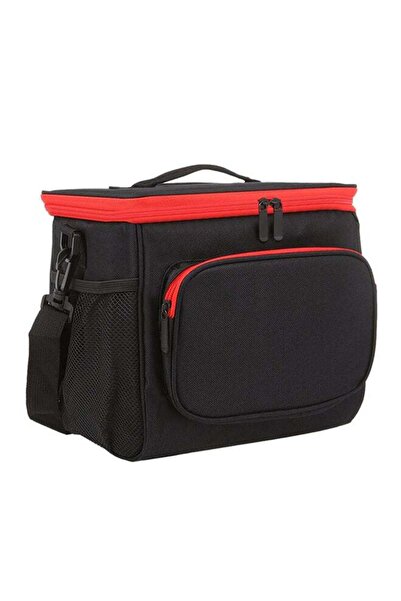 Generic Insulated Lunch Bag Box Black 25.5x18x22.5cm