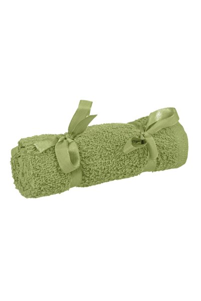 OEM Prosop pentru Fata din Bumbac Verde Olive 50x70cm