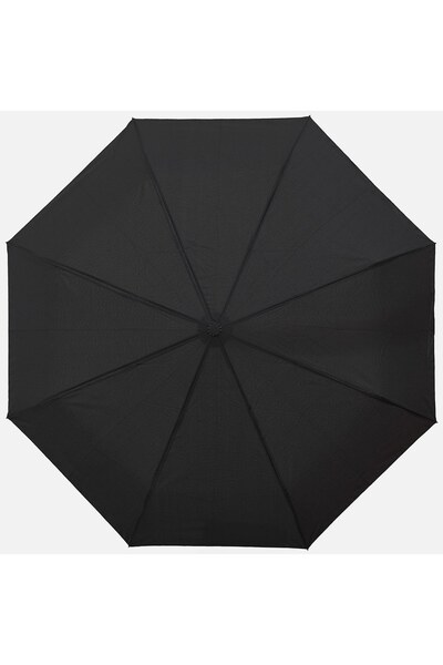 OEM Umbrela de Ploaie Pliabila Automata Neagra 31cm