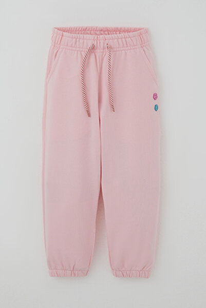 Breeze Girl's Sweatpants with Pocket and Button Accessories, with Lacing Acce...