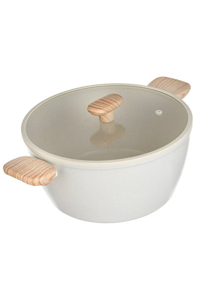 OEM Cratita Neaderenta cu Finisaj Ceramic & Capac Ø28cm - 6,4L