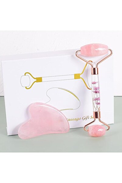 ECVV Gua Sha & Jade Roller Set: Reduce Puffiness & Redness, Boost Skin Care R...