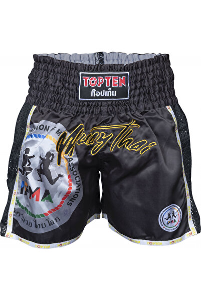 Top Ten Pantaloni scurti de competitie IFMA „Prachao”, Top Ten, Negru, XS