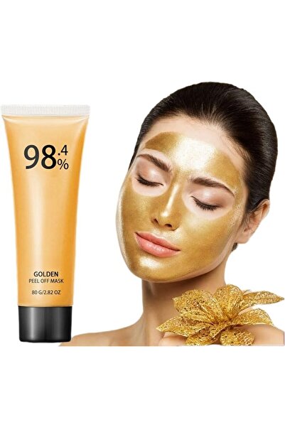 POSICHE Golden Peel Off Mask 80g, Blackhead and Whitehead Deep Cleansing Powe...