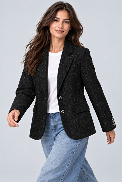 ABBRA Women's 100% Cotton Two-Button Padded Jacket
