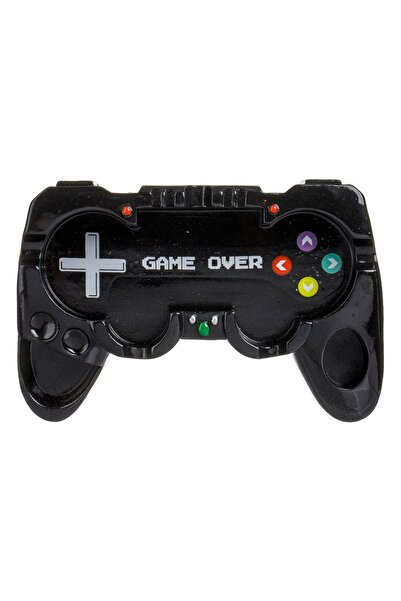 OEM Scrumiera Ceramica Neagra Fancy 3D Joystick "Game Over" 14.5x2.5x9cm