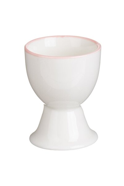 OEM New Bone White Egg Holder with Pink Edge Ø5x6.5cm