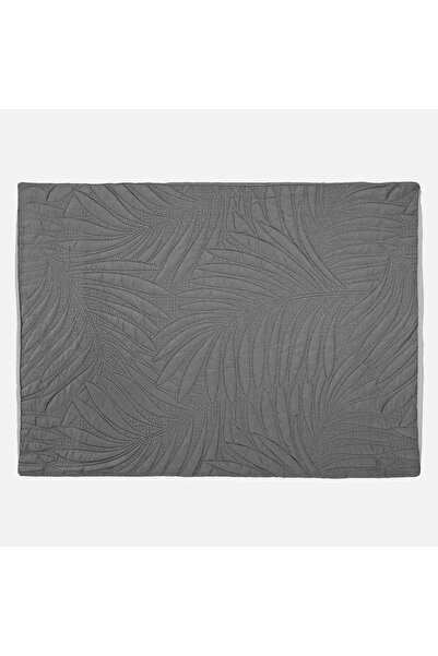 OEM Dark Grey Pillowcase with Leaf Pattern 70x50cm