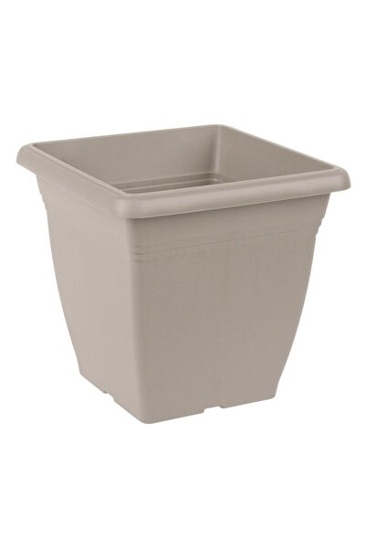 OEM Πλαστική Τετράγωνη Γλάστρα Μόκα 21x21x19.7εκ. - 4.6Λ