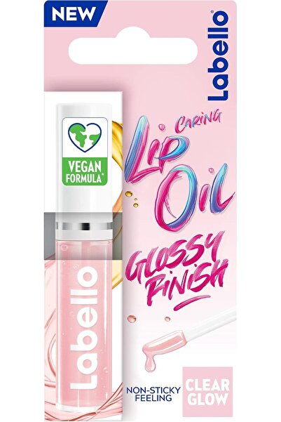 LABELLO Lip Oil, Moisturising Lip Care, Clear Glow, 5.5 ml