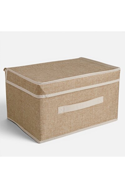 OEM Cutie de Depozitare din Iuta Bej 35x25x20cm