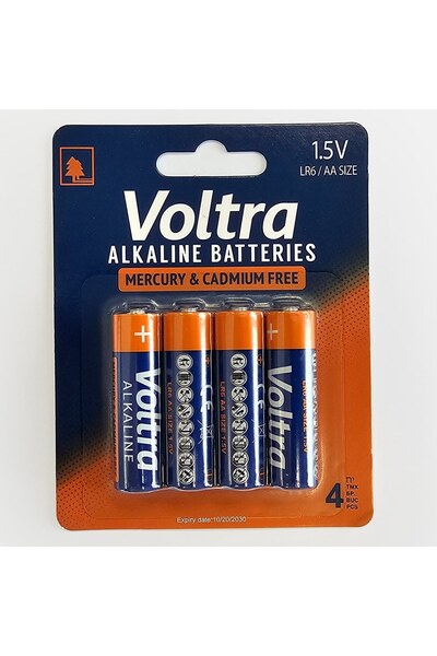 OEM Voltra AA Alkaline Batteries - 4pcs