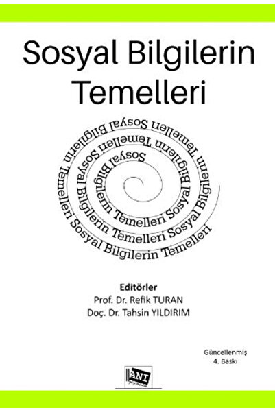Anı Yayıncılık Sosyal Bilgilerin Temelleri / Tahsin Yıldırım / / 9786051709987
