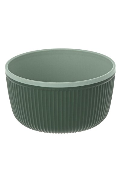 OEM Green Plastic Bowl - Mint Green with Stripes 520ml