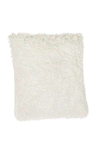 OEM Perna Decorativa de Blana Off White Teddy pentru Canapea 45x45cm