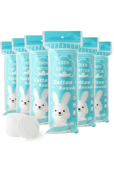 Yelajoy 600 PCS Makeup Cotton Rounds, Soft Cosmetic Remover Pads