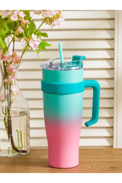 LC Waikiki LCW HOME Karışık Pipetli Matara Bardak 1.200 Ml