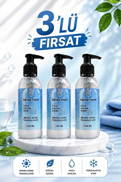 Metas Mark Ağrısız Yaşam Jeli 150 ML – Eklem, Diz, Bel ve Kas Bölgeleri İçin ...