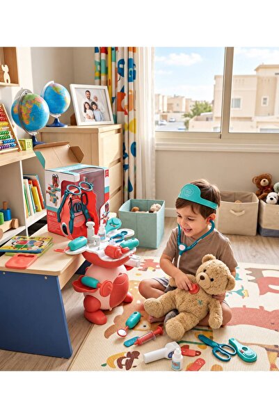 dehkah 2-in-1 Interactive Doctor Set for Kids - Convertible Dinosaur Backpack with 17 Pieces - Suitable for Ages 3 and up