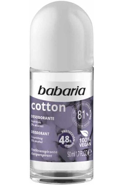 Babaria Cotton roll-on deodorant 50ml