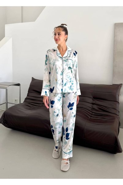 Nuit Douce Saten Uzun Kollu Pijama Takımı
