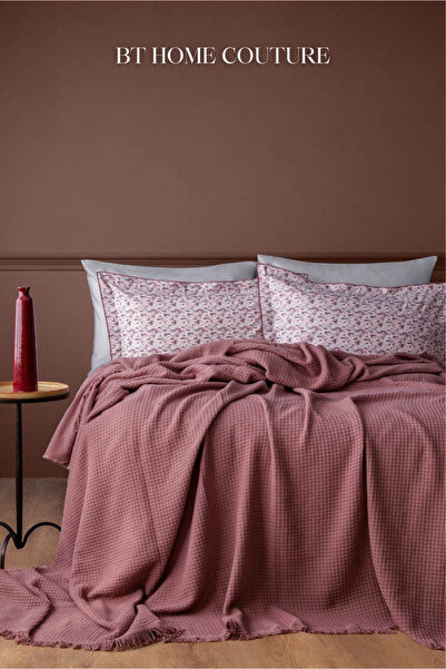 Apricitas HOME Miles pink double size pique set