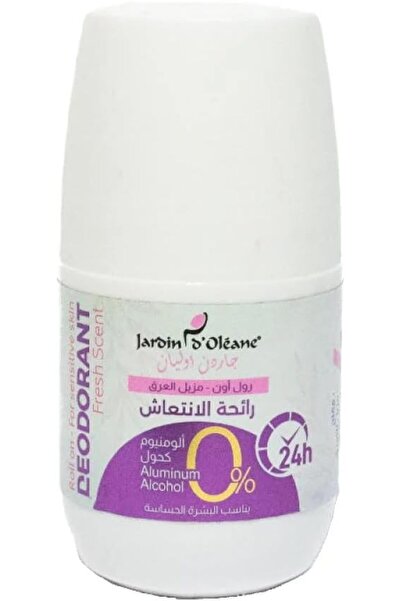 Jardin Oleane مزيل عرق جاردن أوليان رول أون، خالٍ من الكحول، برائحة منعشة، تر...