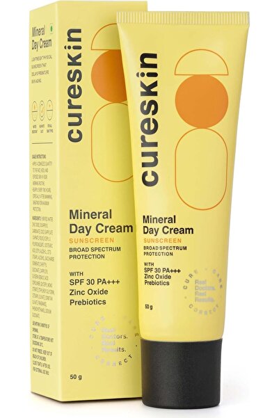 Cureskin كريم نهاري معدني واقي من الشمس بتشطيب مطفي SPF 30 PA+++ |   واقي شمس...