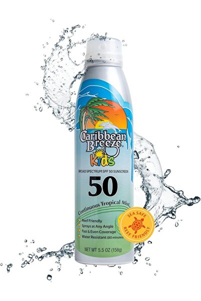 Caribbean Breeze Kids Sunscreen Spray SPF50