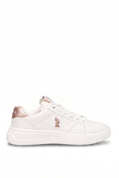 U.S. Polo Assn. A101946743 5F Exxy 5PR Γυναικείο Κλασικό Αθλητικό Παπούτσι Λευκό