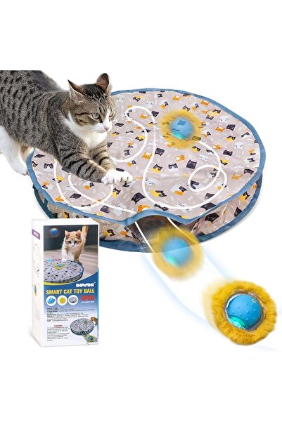 hyha Automatic Cat Toys Ball，Rechargeable Interactive Cat Ball With Combining...