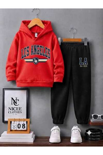 Leto Lykia Children's Tracksuit Unisex (Losangelis L.A Winter Print)